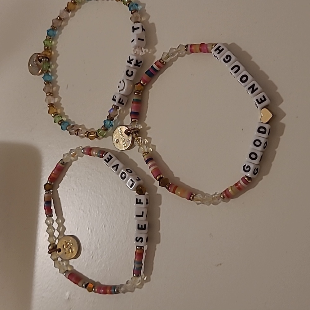 Little Words Project set of 3 bracelets